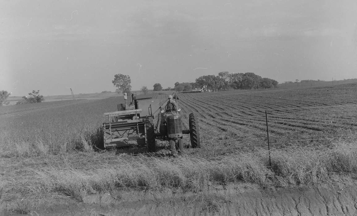 Portraits - Individual, tractor, open fields, farming, United States, ia, Farming Equipment, Photos, history, Coon Rapids Enterprise, historic, Landscapes, Iowa, IA, Coon Rapids, Farms, Motorized Vehicles