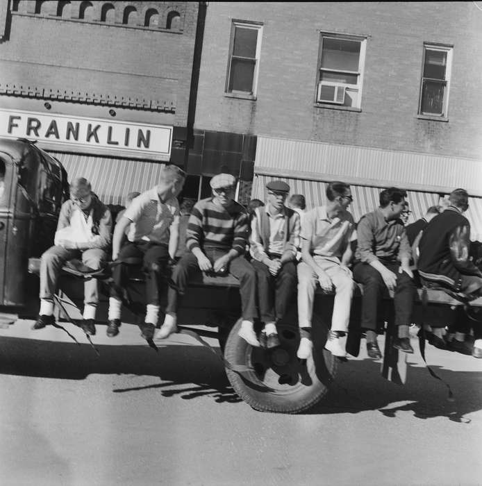 Portraits - Group, IA, historic, Motorized Vehicles, Coon Rapids, street, Civic Engagement, parade float, Iowa, United States, parade, Photos, history, team, Main Streets & Town Squares, Entertainment, ia, Coon Rapids Enterprise