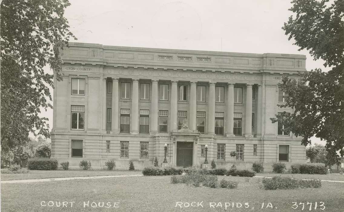 Rock Rapids, IA, courthouse, history of Iowa, Dean, Shirley, Cities and Towns, Iowa, Iowa History