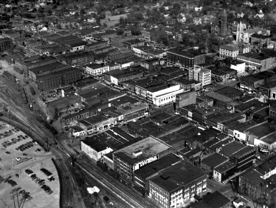 Cities and Towns, Lemberger, LeAnn, Iowa History, Aerial Shots, Ottumwa, IA, history of Iowa, Main Streets & Town Squares, Iowa