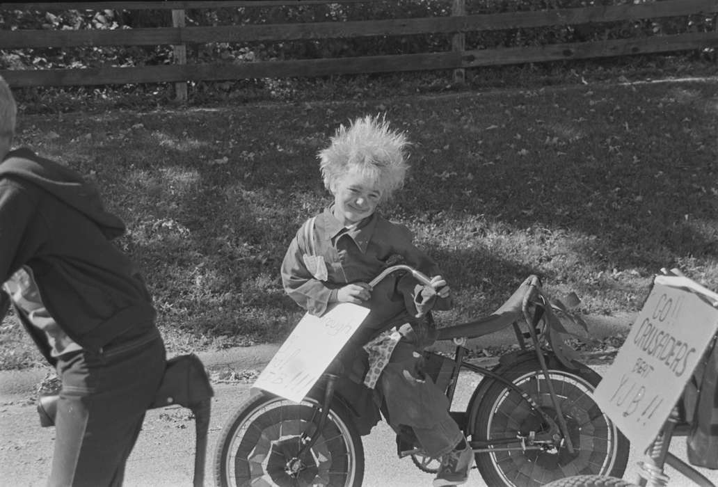 Portraits - Individual, United States, homecoming, bicycle, Fairs and Festivals, IA, Coon Rapids Enterprise, Photos, history, ia, Iowa, historic, banana seat bicycle, Coon Rapids, Children, child