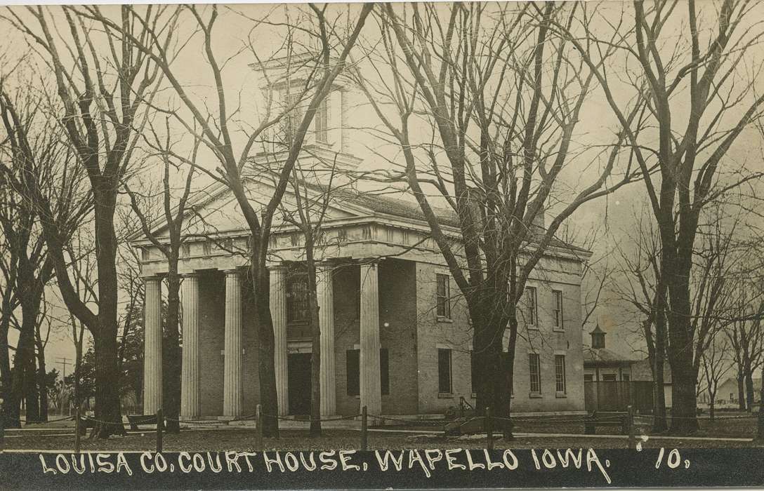 Cities and Towns, Wapello, IA, Dean, Shirley, Iowa History, Iowa, courthouse, history of Iowa, Prisons and Criminal Justice