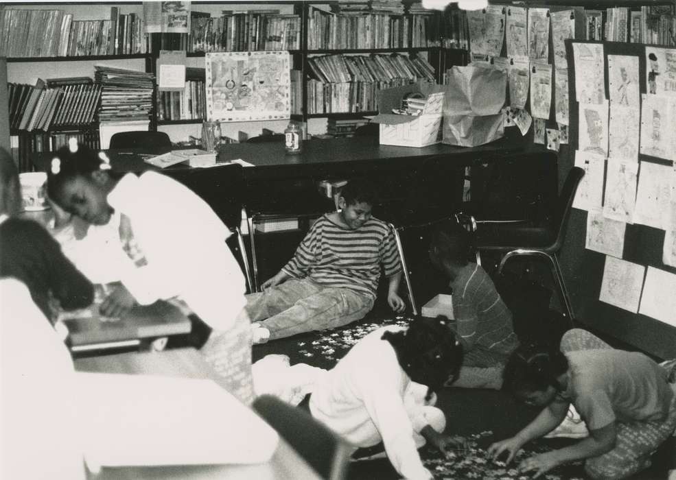 Schools and Education, Black Hawk, history, historic, boys & girls clubs of america, Waterloo, United States, Children, IA, Boys & Girls Clubs of the Cedar Valley, ia, People of Color, Iowa, puzzle, floor, boys and girls clubs of america, Photos