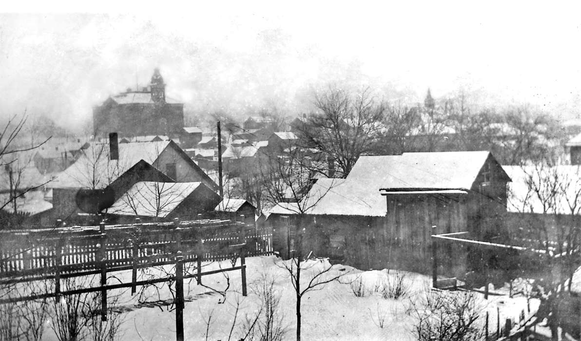 Iowa, Schools and Education, winter, houses, Winter, Homes, Iowa History, history of Iowa, school, Lemberger, LeAnn, Ottumwa, IA, Cities and Towns, snow