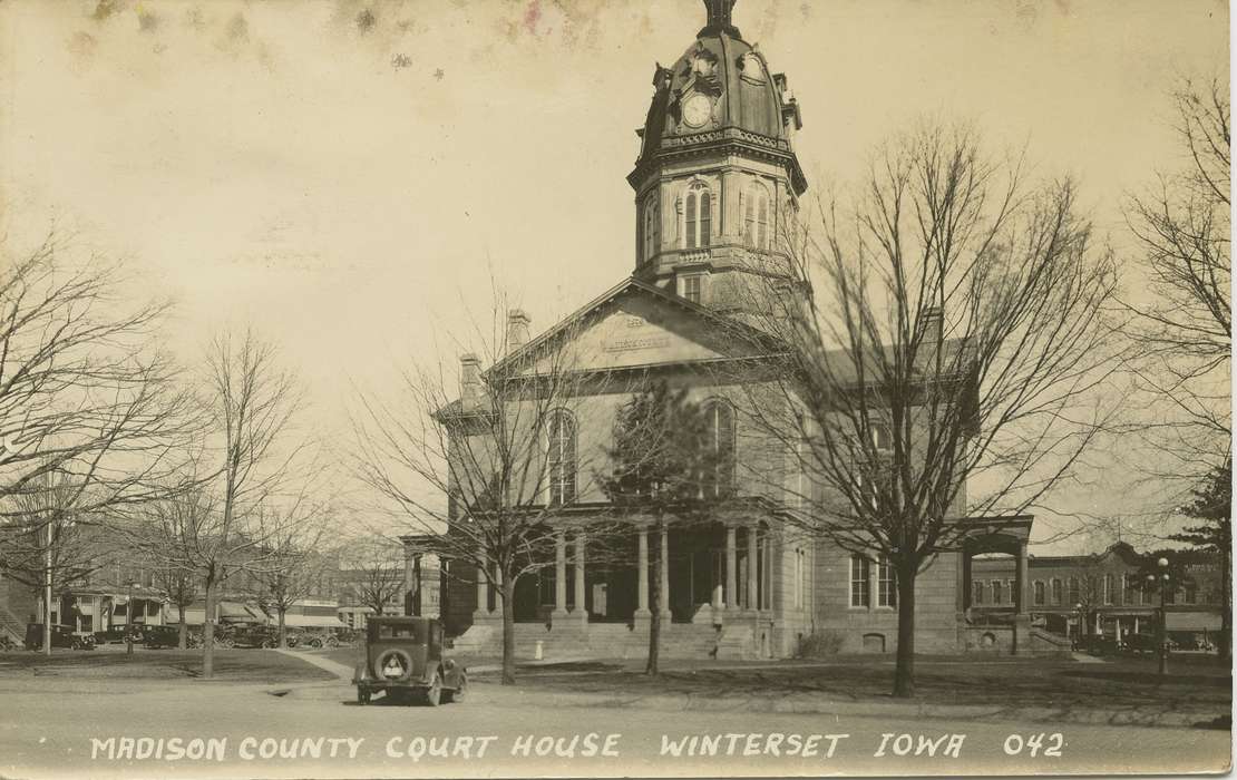 courthouse, Cities and Towns, Iowa History, history of Iowa, Dean, Shirley, Iowa, Civic Engagement, Winterset, IA