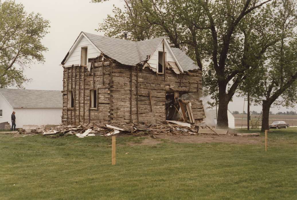 house, log cabin, Homes, Tripoli, IA, Iowa History, Iowa, Waverly Public Library, history of Iowa