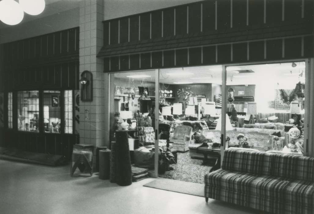 Waverly Public Library, mall, furniture store, storefront, history of Iowa, Iowa, correct date needed, Iowa History, Businesses and Factories