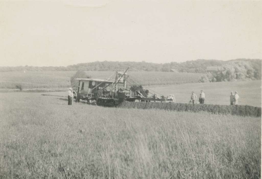 Farming Equipment, Dubuque County, IA, Tucker, Rose, Iowa History, Farms, history of Iowa, Iowa
