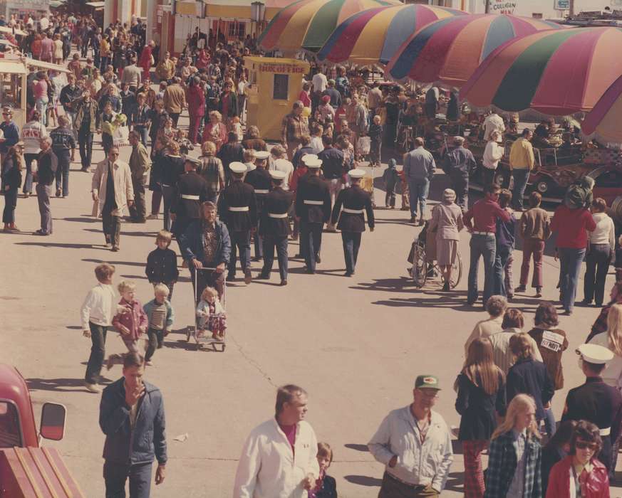 Aerial Shots, Black Hawk, uniform, Fairs and Festivals, Photos, ia, cattle congress, historic, history, Grout Museum of History and Science, United States, Iowa, crowd, Waterloo, IA, national cattle congress