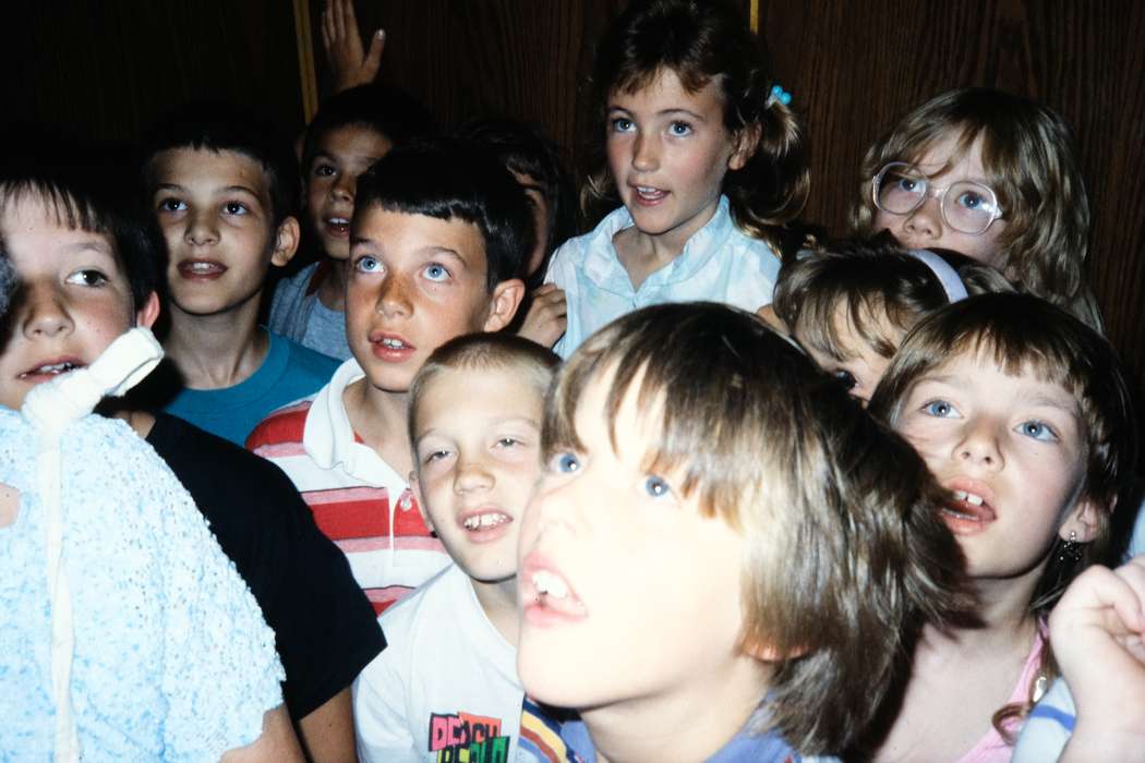 ia, second grade missouri trip, freckles, Iowa, history, Photos, MO, Coon Rapids Enterprise, Portraits - Group, Children, missouri trip, historic, United States, glasses, school trip