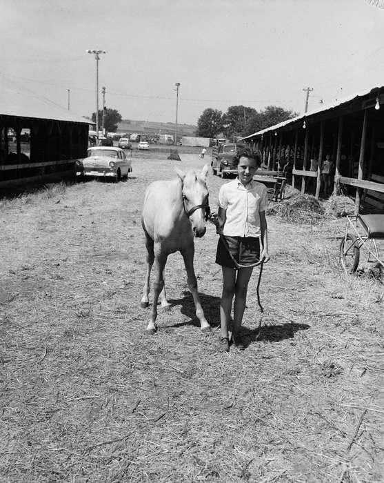 Coon Rapids, history, historic, Portraits - Individual, horse, United States, IA, leash, ia, Iowa, car, Fairs and Festivals, Coon Rapids Enterprise, Photos, Children, Animals, power line