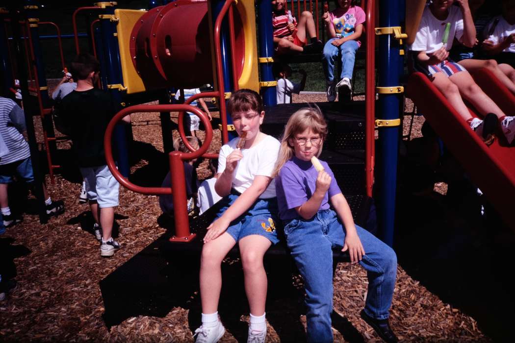ia, playground, Outdoor Recreation, Iowa, woodchips, Children, United States, second grade missouri trip, Schools and Education, Zebuhr, Taylor, history, Photos, Portraits - Group, missouri trip, historic, popsicles, MO, school trip