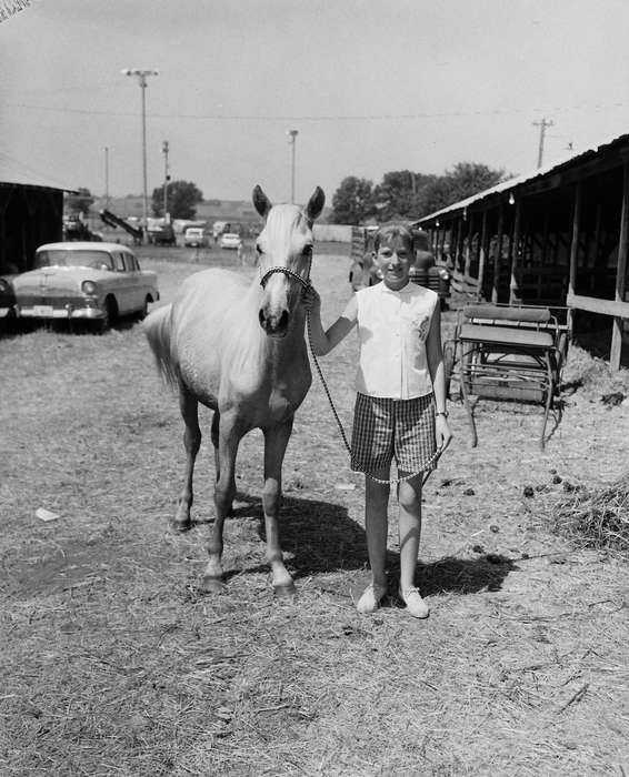 Coon Rapids, history, historic, Portraits - Individual, horse, United States, IA, leash, ia, Iowa, car, Fairs and Festivals, Coon Rapids Enterprise, Photos, Children, Animals, power line