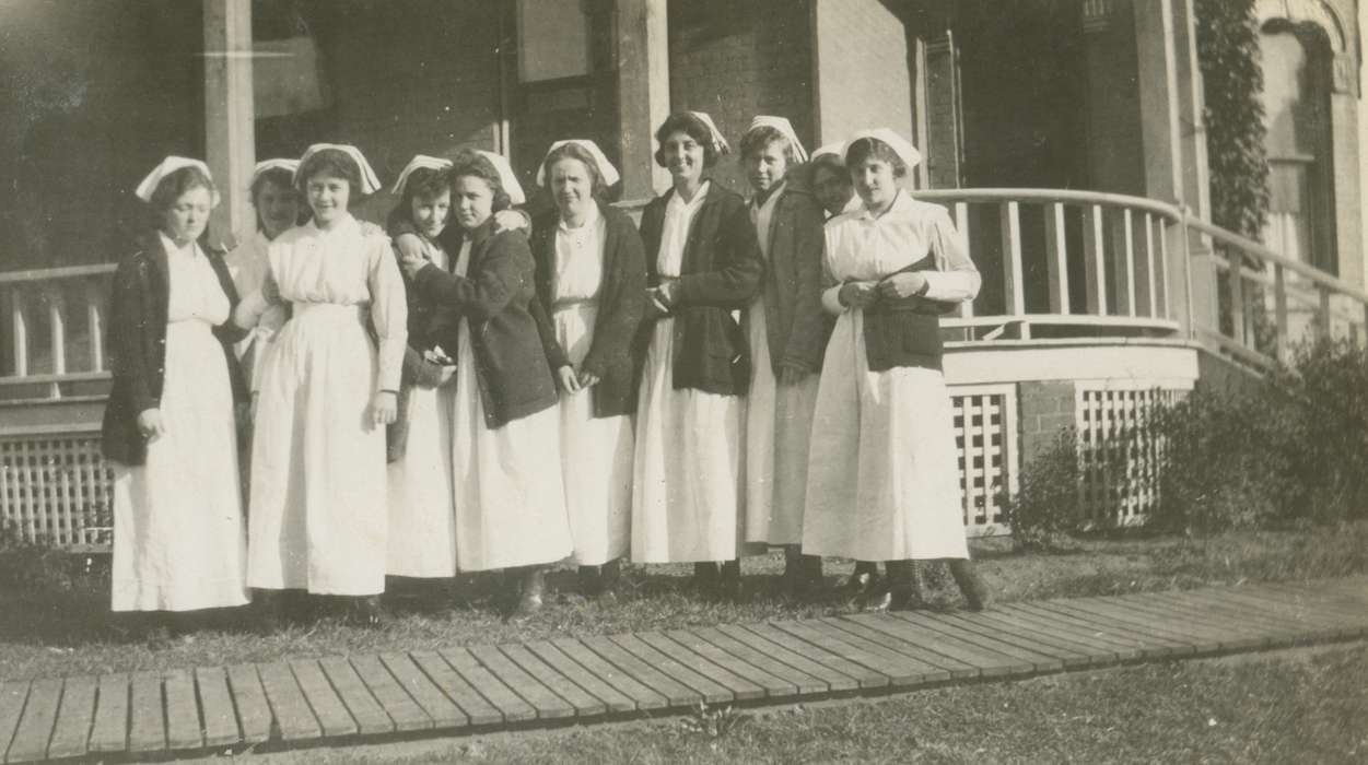 nurse, Iowa, Iowa History, history of Iowa, nursing, Moore, Merlin, Traer, IA, Labor and Occupations