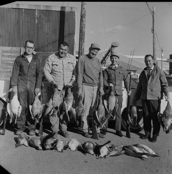 Portraits - Group, Iowa, IA, United States, Photos, historic, guns, Coon Rapids, history, Animals, ia, Coon Rapids Enterprise, Outdoor Recreation, pheasant