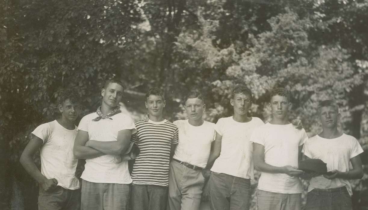 boy scouts, Outdoor Recreation, Clear Lake, IA, Iowa, McMurray, Doug, Iowa History, Portraits - Group, history of Iowa