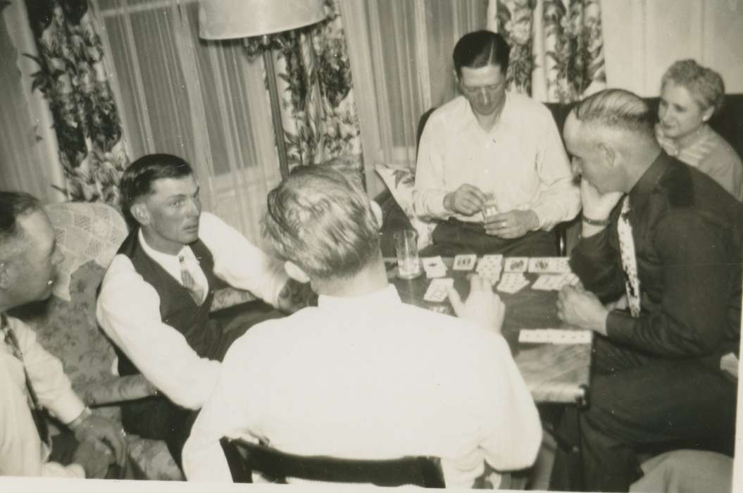 poker, McVey, Michael and Tracy, history of Iowa, Iowa, IA, cards, Leisure, Iowa History, Homes
