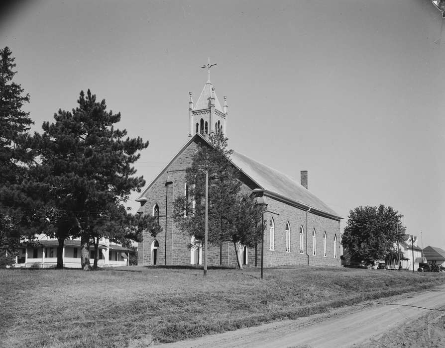 catholic church, Iowa History, Religious Structures, Iowa, Lemberger, LeAnn, church, catholic, history of Iowa, Georgetown, IA