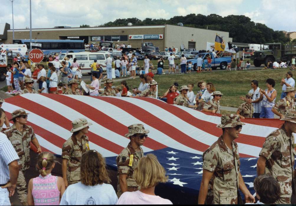 camouflage, fourth of july, Johnson County Historical Society, american flag, Motorized Vehicles, Fairs and Festivals, flags, Military and Veterans, Holidays, parade, parking lot