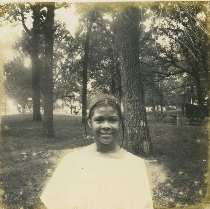 Barrett, Sarah, People of Color, state park, girl, Portraits - Individual, african american, Iowa History, Iowa, Waterloo, IA, history of Iowa, Children
