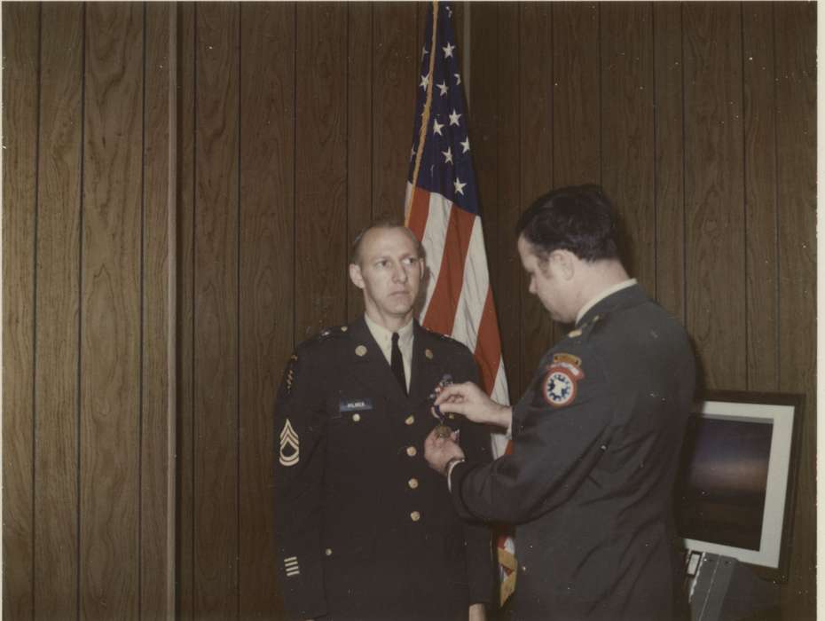 medal, Travel, Military and Veterans, purple heart, Iowa History, Iowa, uniform, Hilmer, Betty, GA, history of Iowa