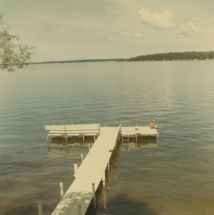 dock, fishing, Lakes, Rivers, and Streams, history of Iowa, Okoboji, IA, Iowa History, lake, Iowa, Merck, Linda