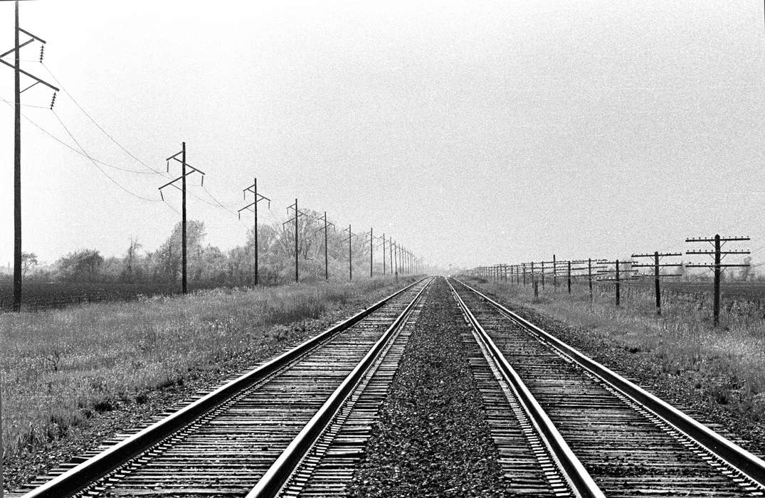 Lemberger, LeAnn, Iowa History, train track, Landscapes, Iowa, Ottumwa, IA, history of Iowa, railway