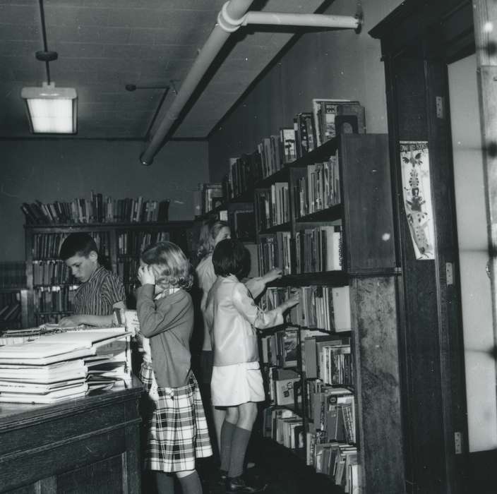 Waverly Public Library, Iowa, bookshelf, Children, Iowa History, children, history of Iowa, library, books