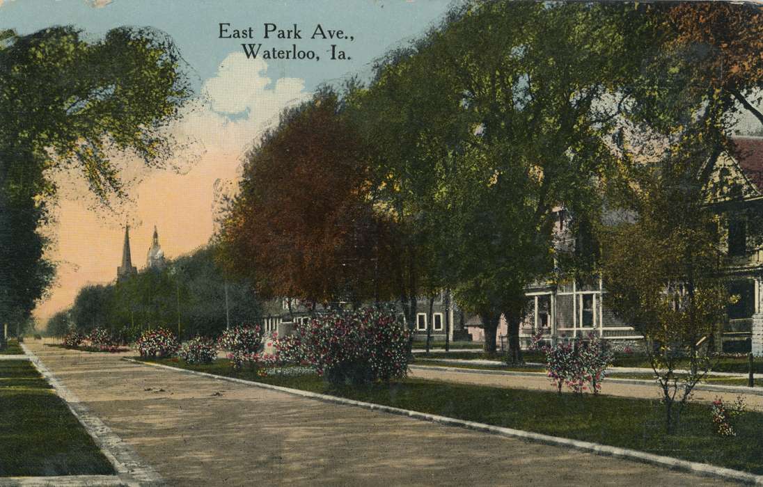street, ia, IA, history, postcard, historic, Homes, Cities and Towns, Waterloo, Olsson, Ann and Jons, Iowa, Black Hawk, United States, Photos