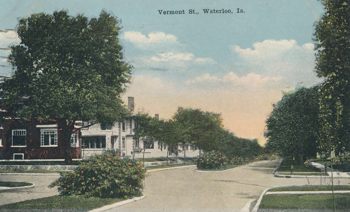 neighborhood, ia, IA, history, postcard, historic, Waterloo, Homes, Olsson, Ann and Jons, Iowa, Black Hawk, United States, Photos