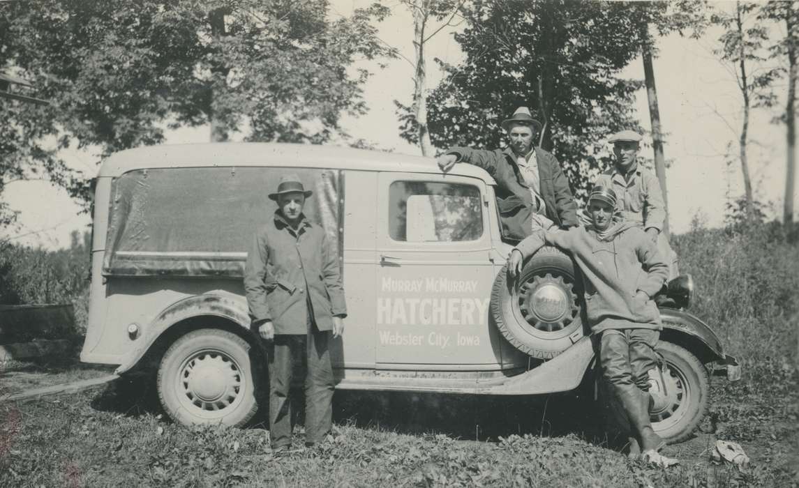 hatchery, Iowa History, Iowa, history of Iowa, Portraits - Group, Motorized Vehicles, McMurray, Doug, Travel, car, Lake Inquadona, MN