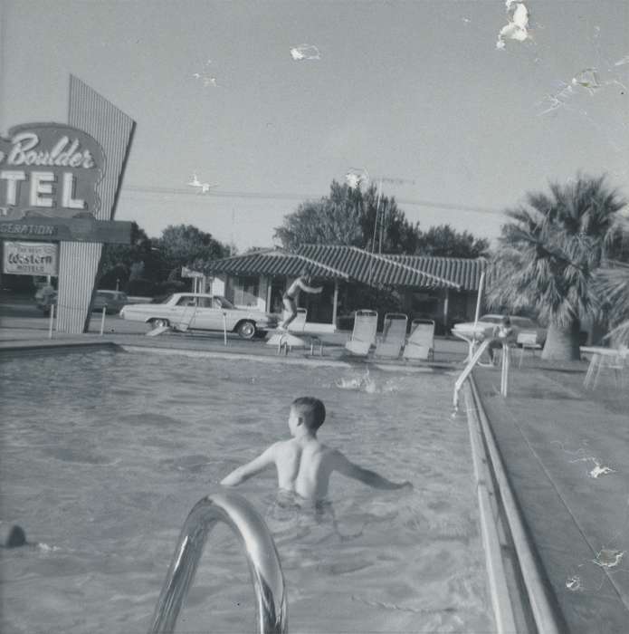 motel, pool, Boulder, CO, history of Iowa, Crisman, Hannah, Leisure, Children, swimming, Iowa History, hotel, Iowa, swim