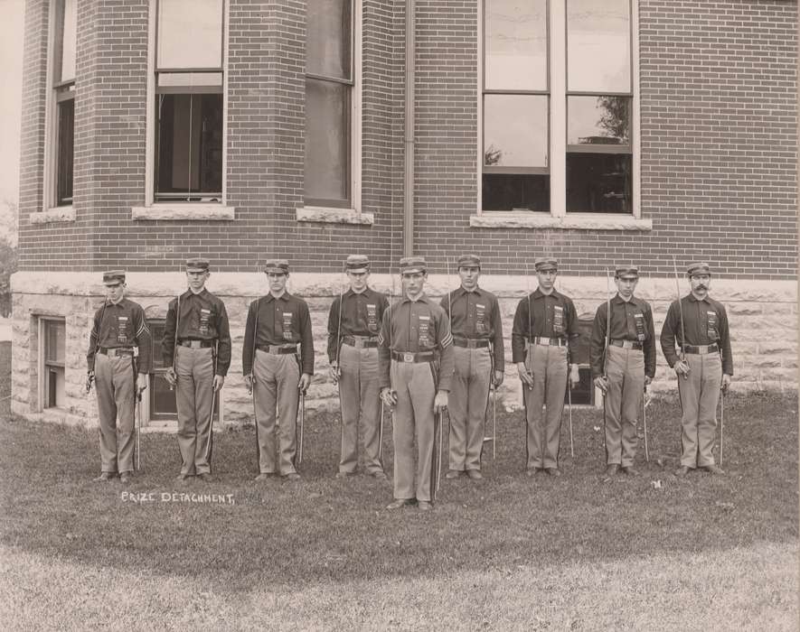 battalion, history of Iowa, iowa state normal school, Military and Veterans, Schools and Education, UNI Special Collections & University Archives, military training, Iowa History, Iowa, uni, university of northern iowa