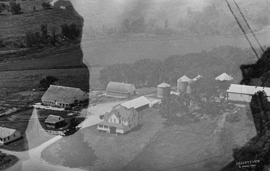 farm house, Farms, Businesses and Factories, Coon Rapids Enterprise, Coon Rapids, Iowa, historic, Winter, farm, United States, field, ia, Barns, history, Photos, IA, Aerial Shots