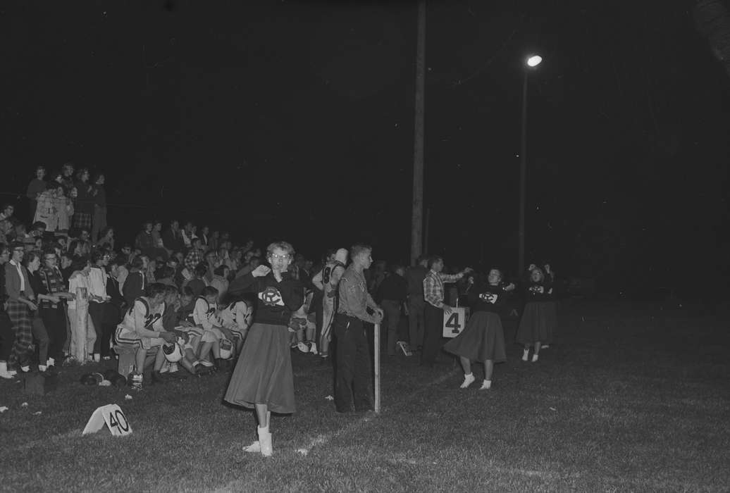 ia, football, Iowa, cheer, history, IA, United States, Coon Rapids, Photos, football player, Children, sports fans, Coon Rapids Enterprise, historic, Sports, cheerleader