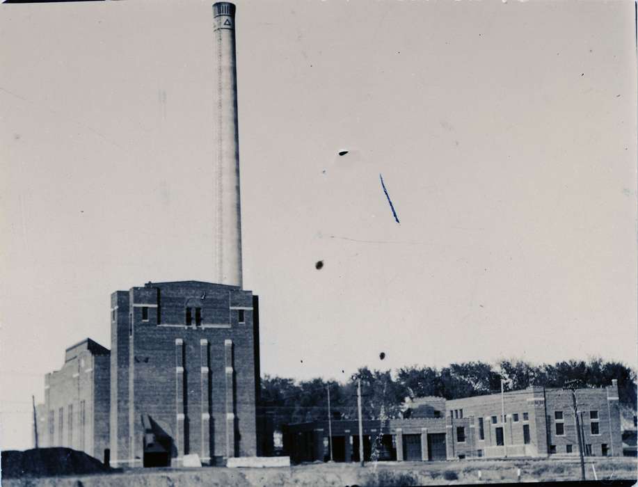 power plant, Iowa History, UNI Special Collections & University Archives, Schools and Education, history of Iowa, Iowa