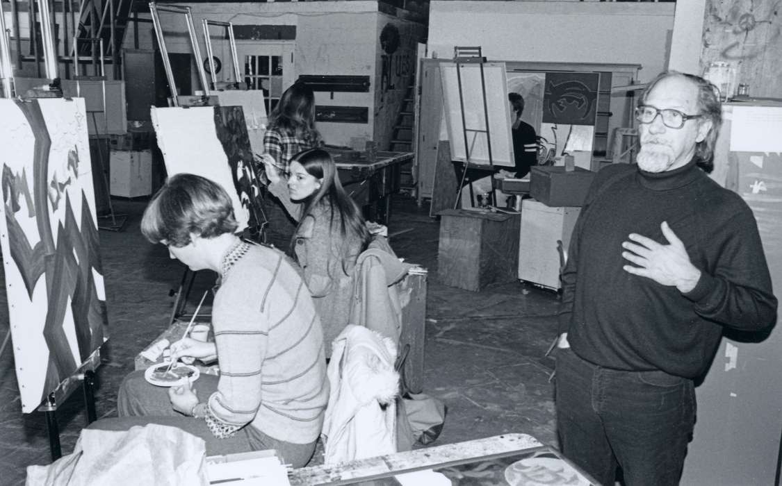 painting, Schools and Education, art class, painter, Hearst Center, easel