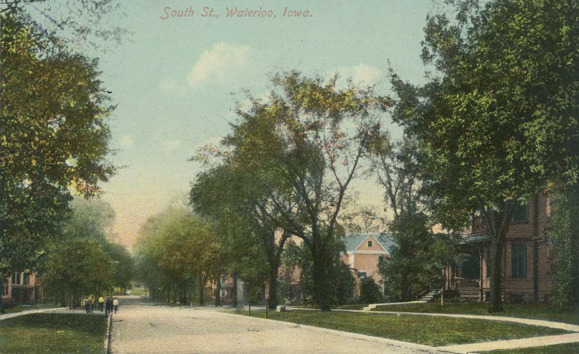 neighborhood, ia, IA, history, postcard, historic, Waterloo, Homes, Olsson, Ann and Jons, Iowa, Black Hawk, United States, Photos
