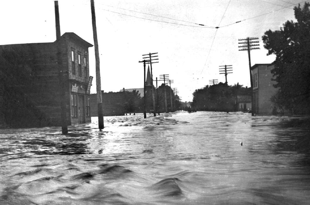 Floods, Iowa History, Lemberger, LeAnn, Ottumwa, IA, history of Iowa, Iowa