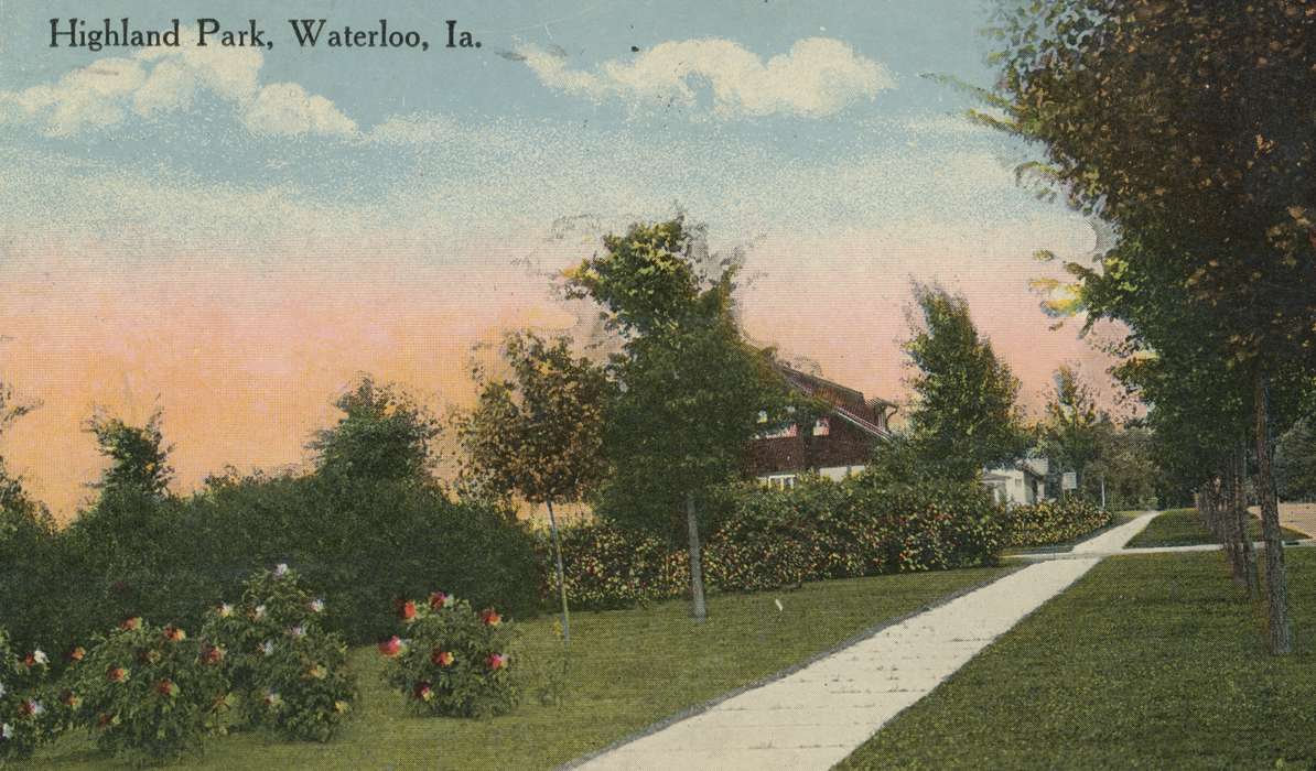 ia, IA, history, postcard, historic, Waterloo, Landscapes, Olsson, Ann and Jons, Iowa, Black Hawk, United States, Photos