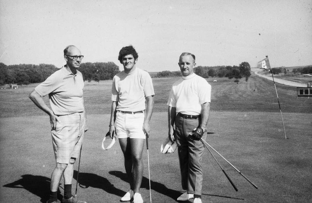 ia, golf clubs, golf, Outdoor Recreation, Iowa, history, IA, United States, Coon Rapids, Photos, Coon Rapids Enterprise, Portraits - Group, historic, golf course, Sports, short shorts, men's recreation