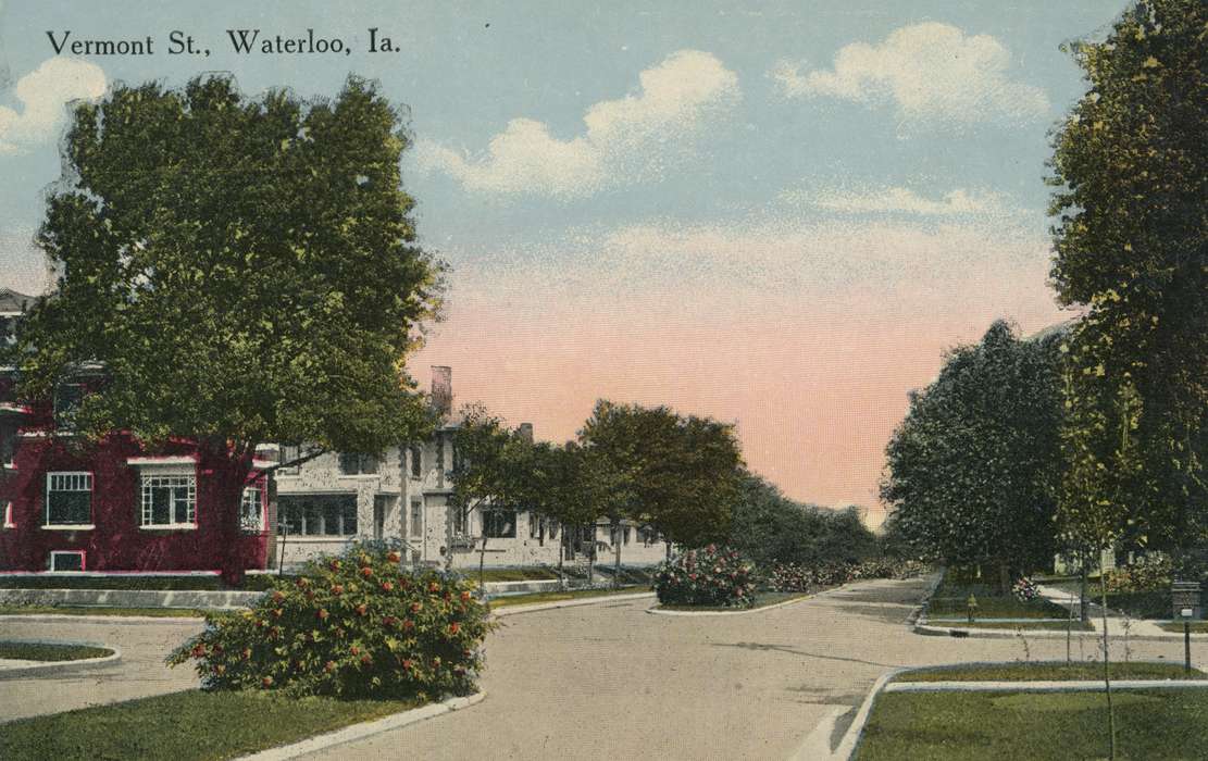 neighborhood, ia, IA, history, postcard, historic, Waterloo, Homes, Olsson, Ann and Jons, Iowa, Black Hawk, United States, Photos
