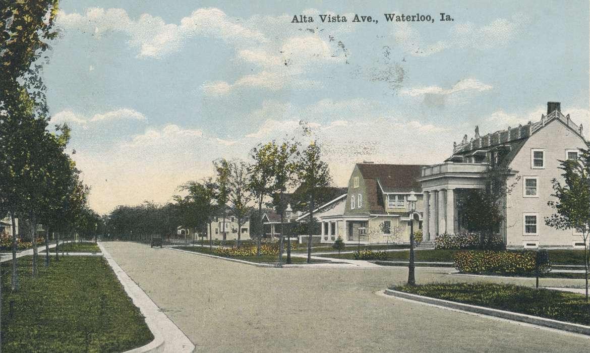 neighborhood, ia, IA, history, postcard, historic, Waterloo, Homes, Olsson, Ann and Jons, Iowa, Black Hawk, United States, Photos