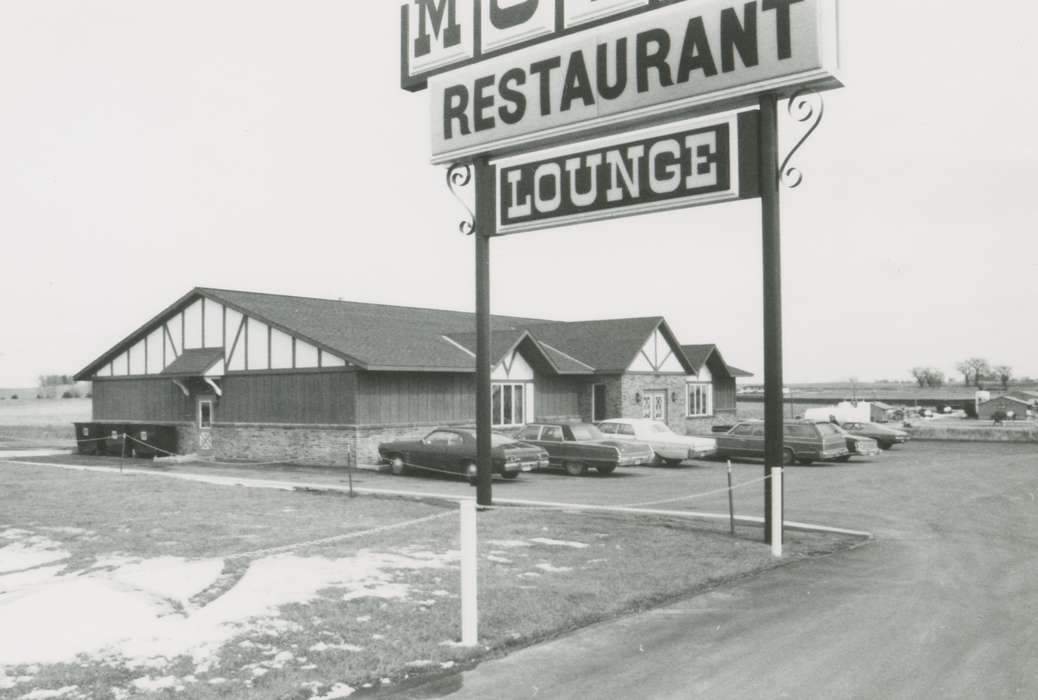 lounge, parking lot, Waverly Public Library, Cities and Towns, restaurant, Iowa History, building, Iowa, history of Iowa