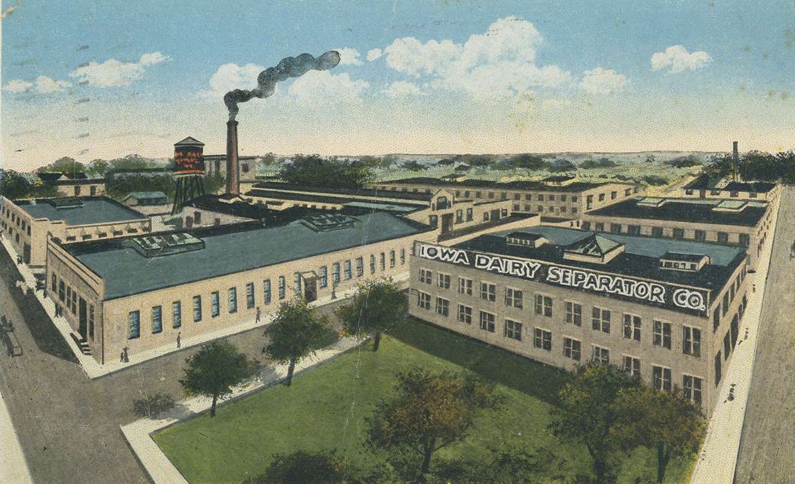 ia, IA, history, postcard, historic, Waterloo, Olsson, Ann and Jons, Iowa, Black Hawk, United States, Businesses and Factories, Photos