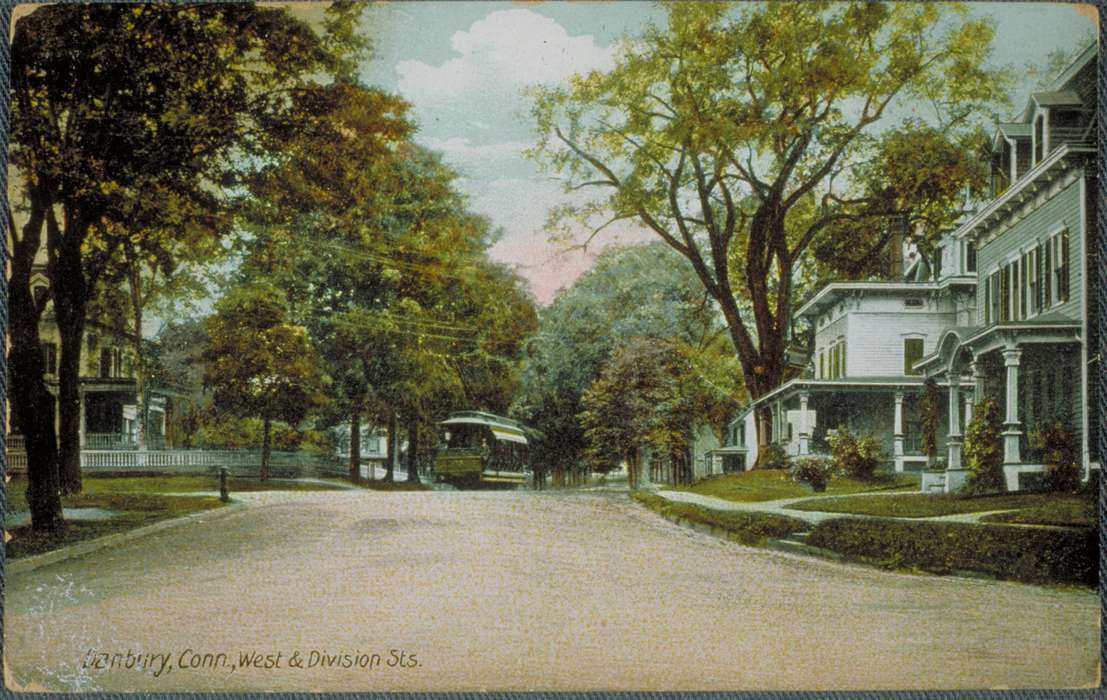 Danbury, CT, trolley, Archives & Special Collections, University of Connecticut Library, Iowa, Iowa History, history of Iowa