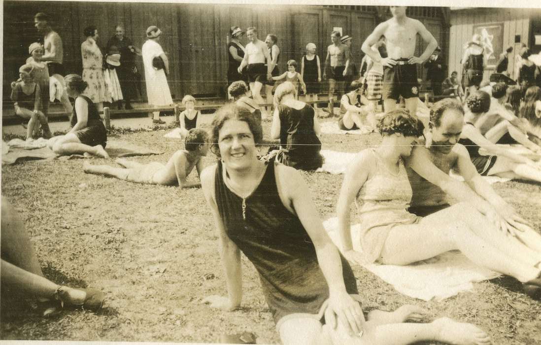 Portraits - Individual, Fabos, Edith, beach, swimsuit, bathing suit, Leisure