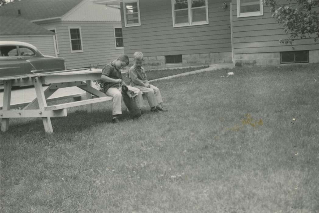 picnic table, Animals, rabbit, Iowa History, history of Iowa, Des Moines, IA, Roquet, Ione, Iowa, Children