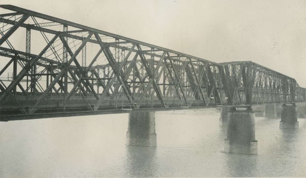 Memphis, TN, Lakes, Rivers, and Streams, bridge, history of Iowa, McMurray, Doug, Iowa, Iowa History