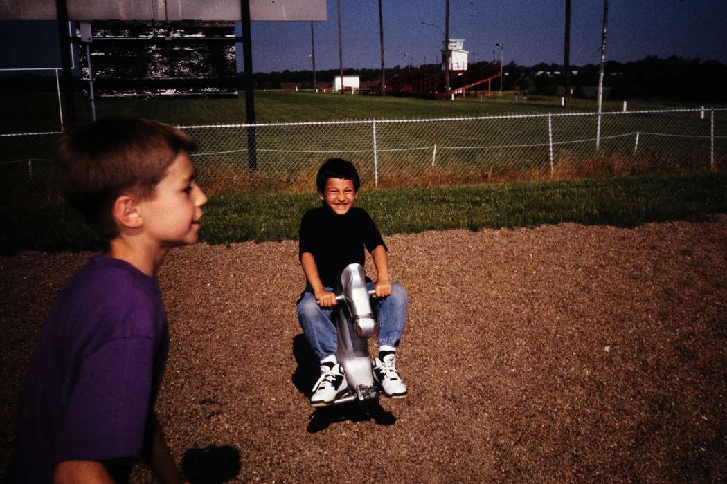 football field, ia, playground, Outdoor Recreation, Iowa, Coon Rapids Enterprise, Children, United States, boy, Schools and Education, second grade missouri trip, smile, history, Portraits - Individual, Photos, historic, missouri trip, MO, school trip